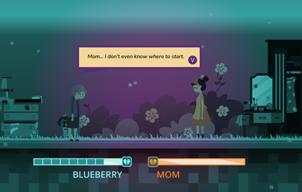Will Blueberry be able to win this word fight?